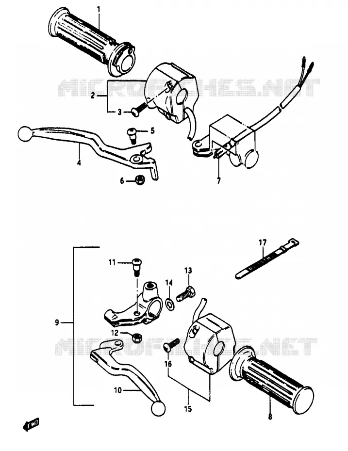 COMMODOS Suzuki MOTO 50 RG 1986  RG50G(D/E/F/1/G/J/K)