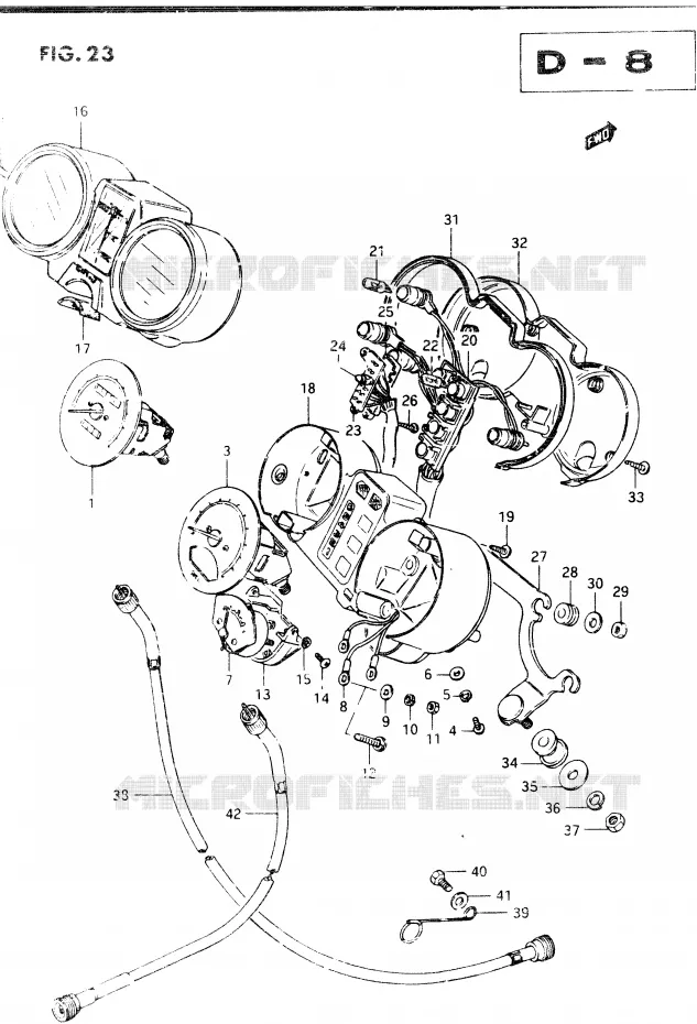 COMPTEUR Suzuki MOTO 400 GSX 1984  GSX400EE(E2)