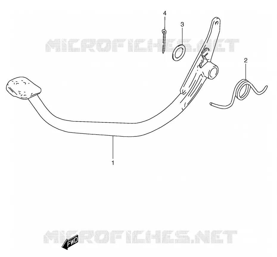 FREIN ARRIERE Suzuki SCOOTER 50 Autres-modeles 1991  RC50M(E1)