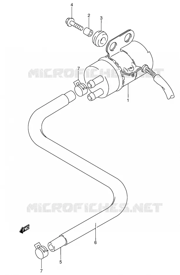 POMPE A ESSENCE Suzuki MOTO 600 RF 1993  RF600RP(E2)