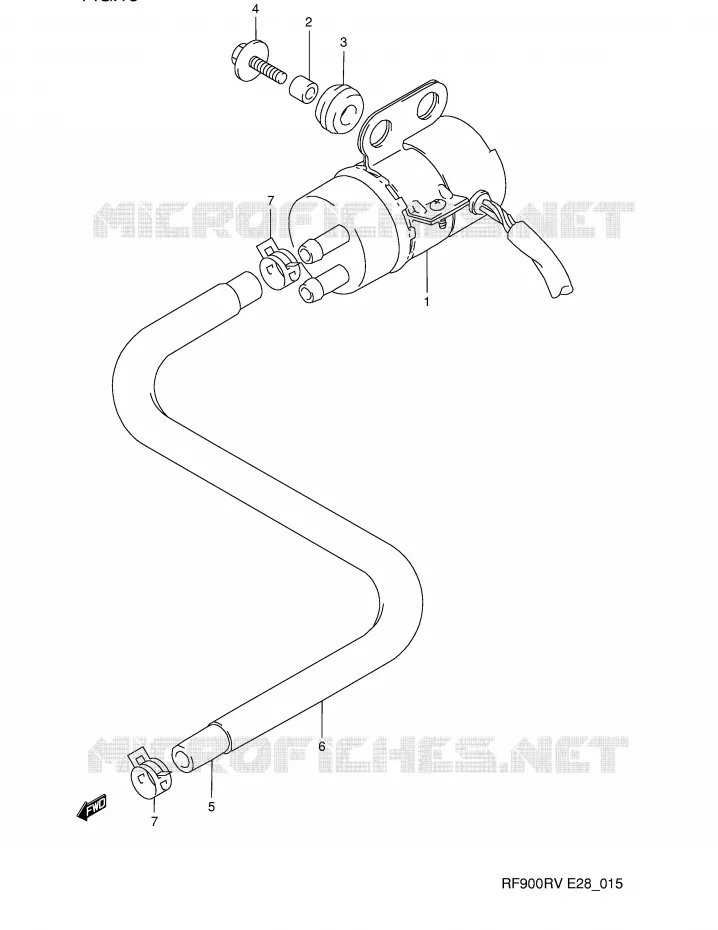 POMPE A ESSENCE Suzuki MOTO 900 RF 1997  RF900RV(E28)