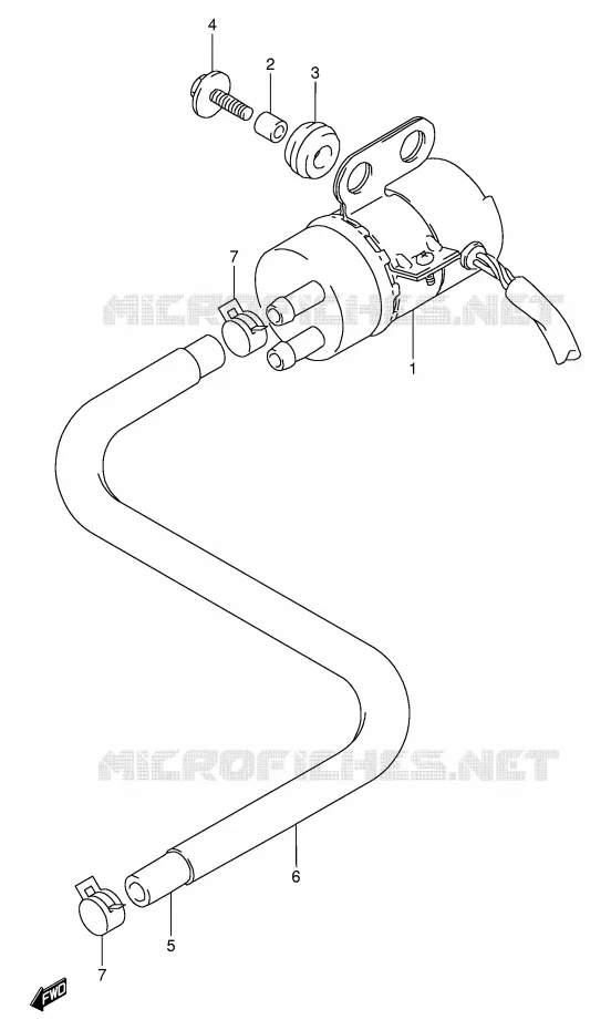 POMPE A ESSENCE Suzuki MOTO 900 RF 1998  RF900RW(E2)