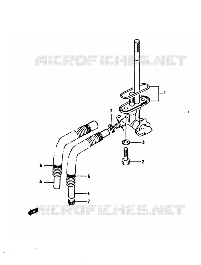 ROBINET D'ESSENCE Suzuki MOTO 125 RG 1994  RG125FUR(N/P/R)