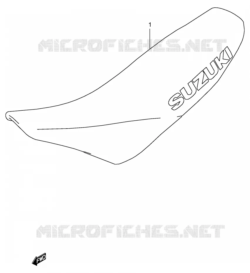 SELLE Suzuki MOTO 125 RM 2000  RM125Y(E2)