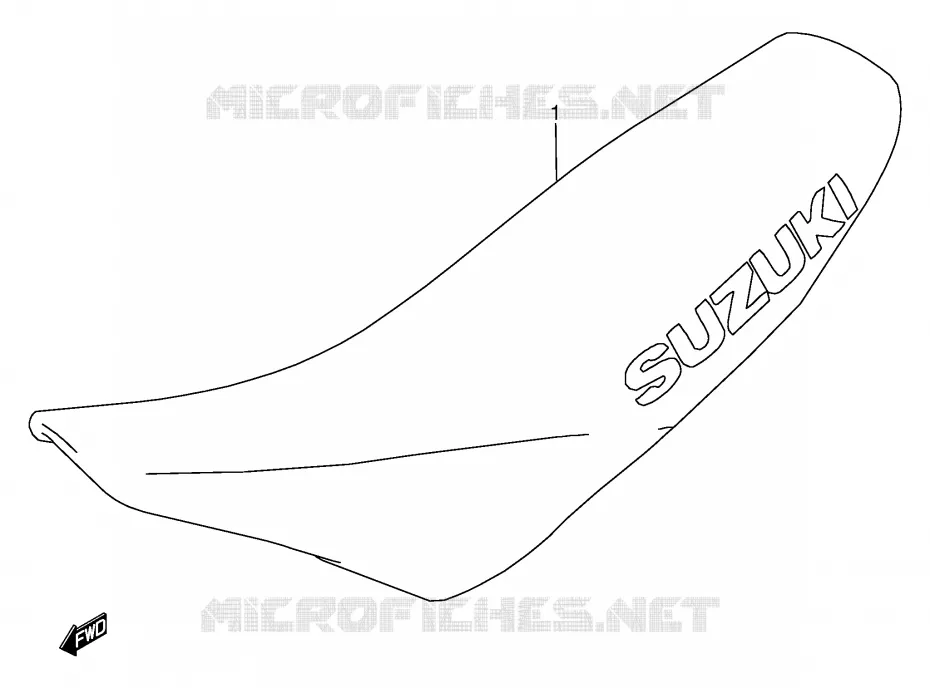 SELLE Suzuki MOTO 250 RM 2000  RM250Y(E3/E28)