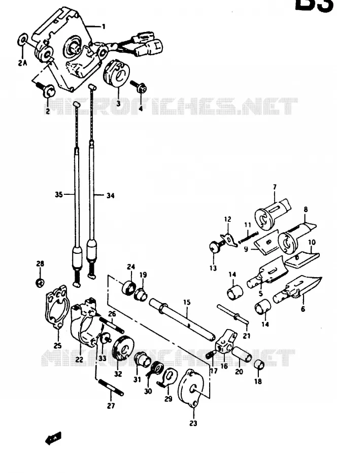 VALVE D'ECHAPPEMENT (MODELE N/P) Suzuki MOTO 125 RG 1992  RG125FN(N/P/R)
