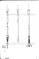 CABLES pour Suzuki DR 50 1986
