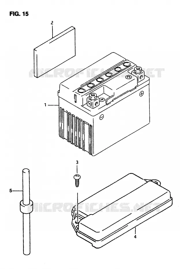 BATTERIE Suzuki SCOOTER 50 AP 1997  AP50V(T/7/V)