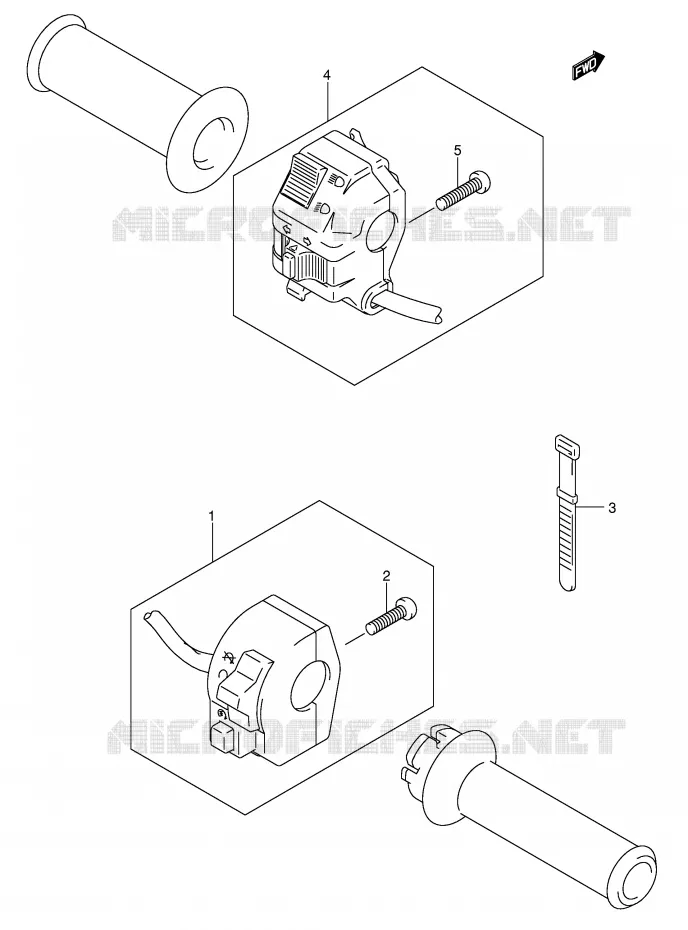 COMMODOS (DR-Z400EK5/K6/K7/K9 E24) Suzuki MOTO 400 DR-Z 2009  DR-Z400EK9(E1)