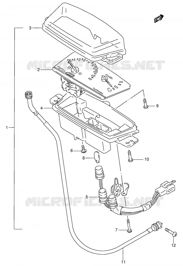 COMPTEUR Suzuki SCOOTER 100 ADDRESS 1991  AG100M(E71)