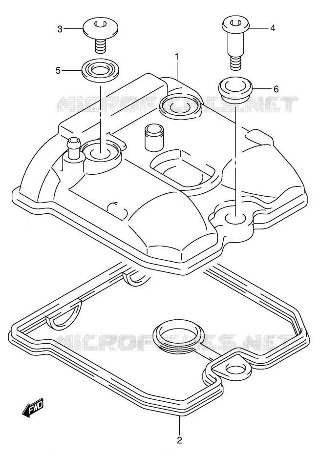 COUVERCLE DE CULASSE Suzuki MOTO 400 DR-Z 2000  DR-Z400SY(E3/E28)
