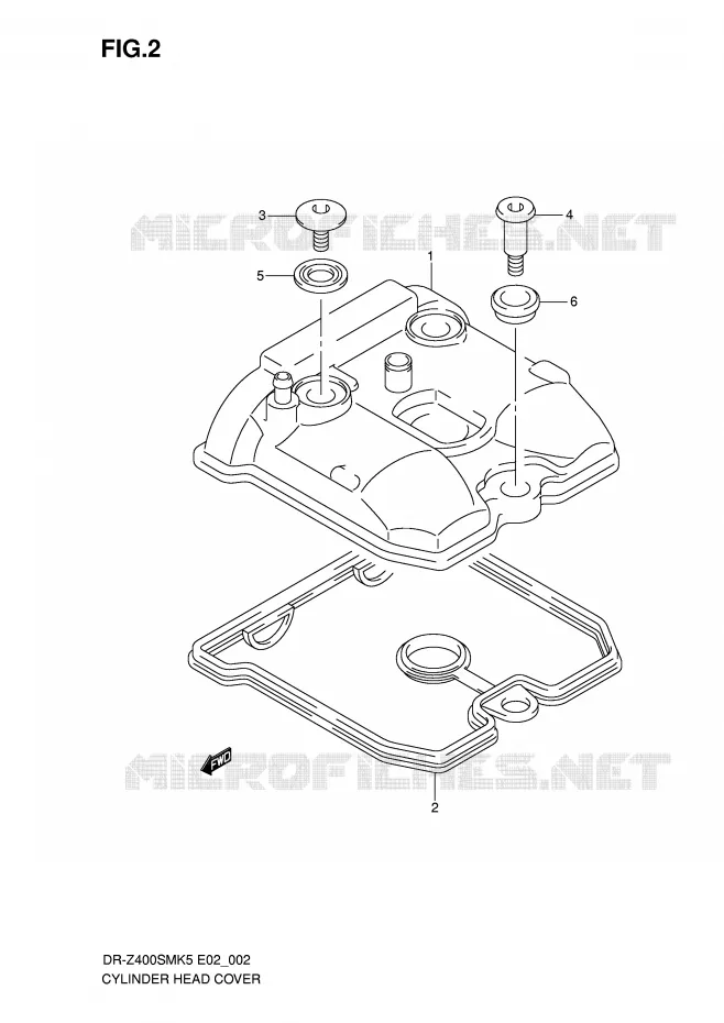 COUVERCLE DE CULASSE Suzuki MOTO 400 DR-Z 2005  DR-Z400SMK5(E2)