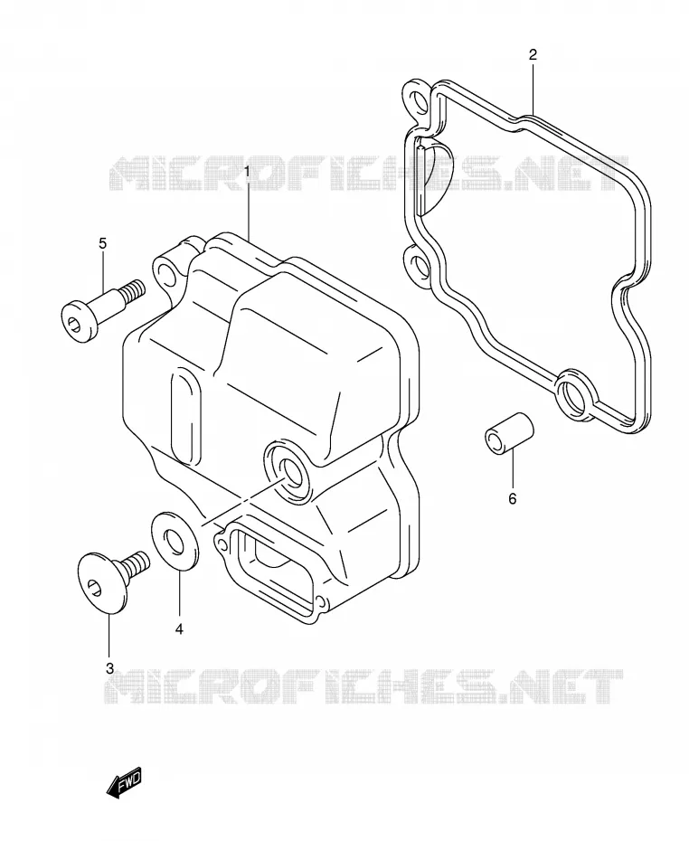 COUVERCLE DE CULASSE Suzuki SCOOTER 400 BURGMAN 2006  AN400SK6(E2)