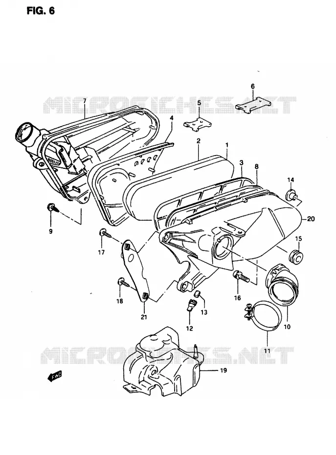 FILTRE A AIR Suzuki SCOOTER 50 AP 1996  AP50RFT(T/7/V)