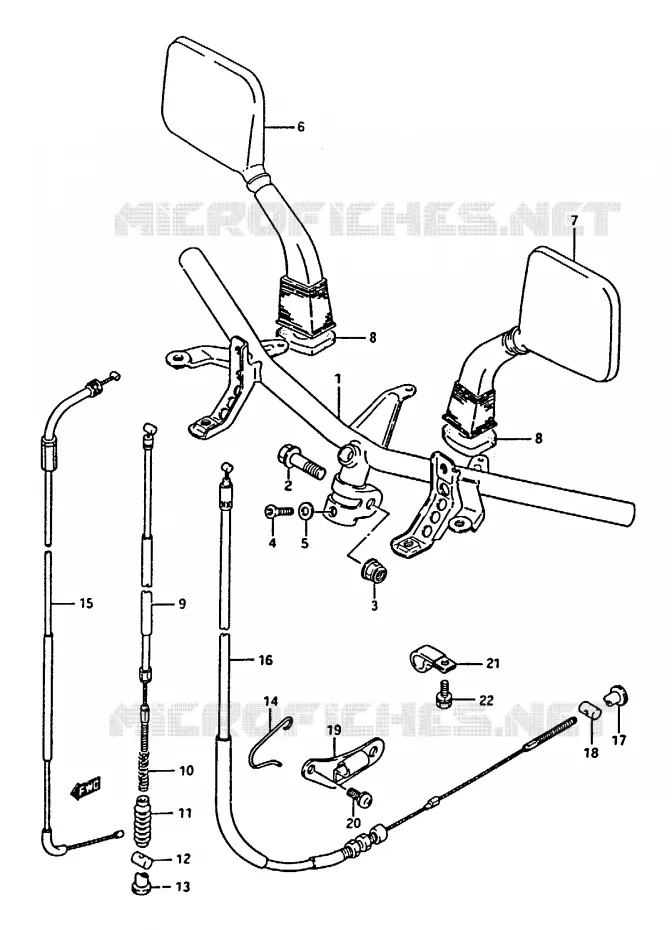 GUIDON Suzuki SCOOTER 50 CP 1995  CP50CHFS