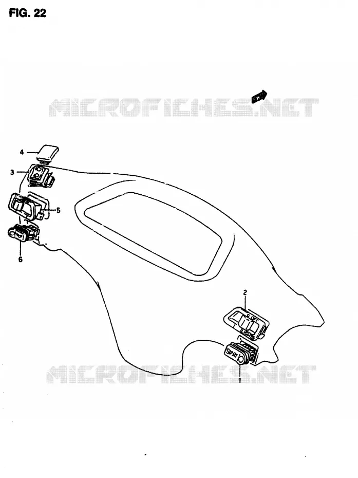 INTERRUPTEURS Suzuki SCOOTER 50 AP 2007  AP507(T/7/V)