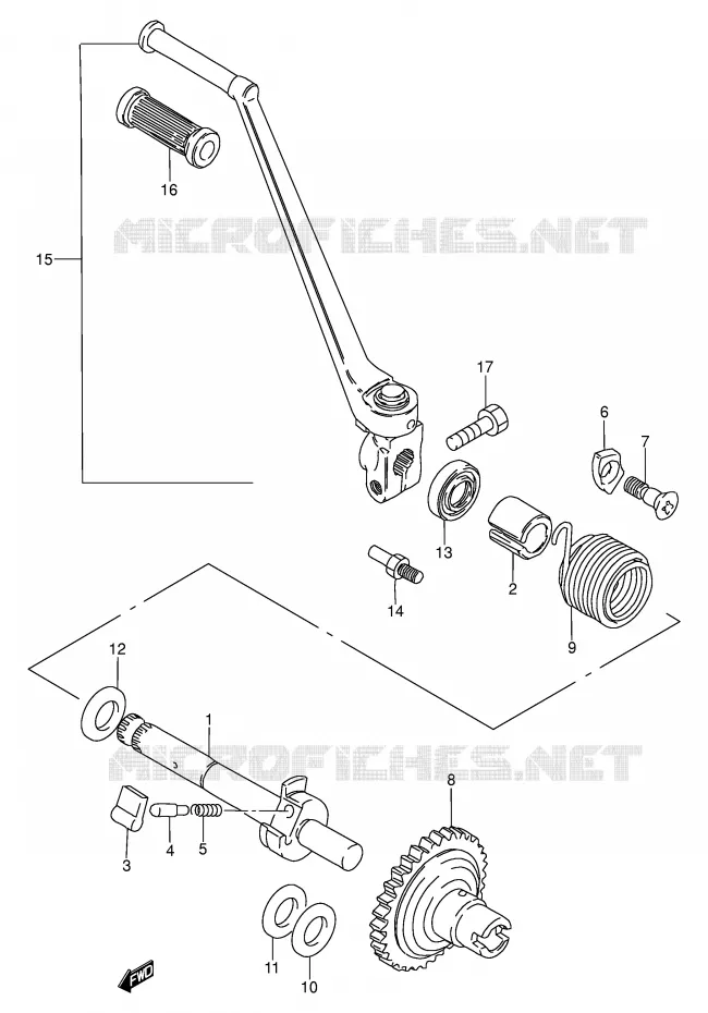 KICK Suzuki MOTO 100 AP 1996  AX100T(E94)