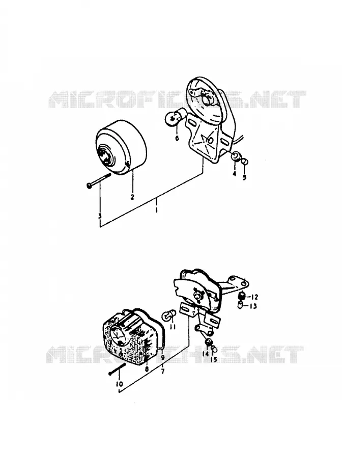 PIECES MARCHES SPECIAUX (E2) Suzuki MOTO 100 A100 1990  A100L(K/L/M/N/4)