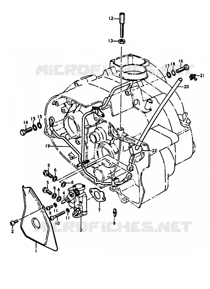 POMPE A HUILE Suzuki MOTO 100 A100 1990  A100L(K/L/M/N/4)