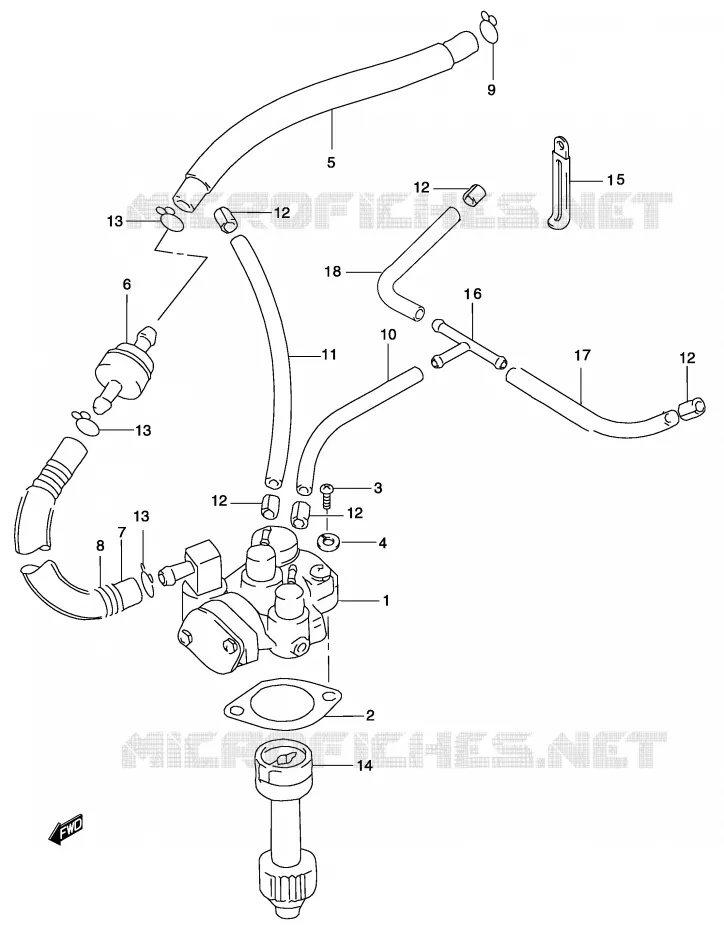 POMPE A HUILE (VOIR NOTE) Suzuki SCOOTER 50 KATANA 2002  AY50K2(P19)