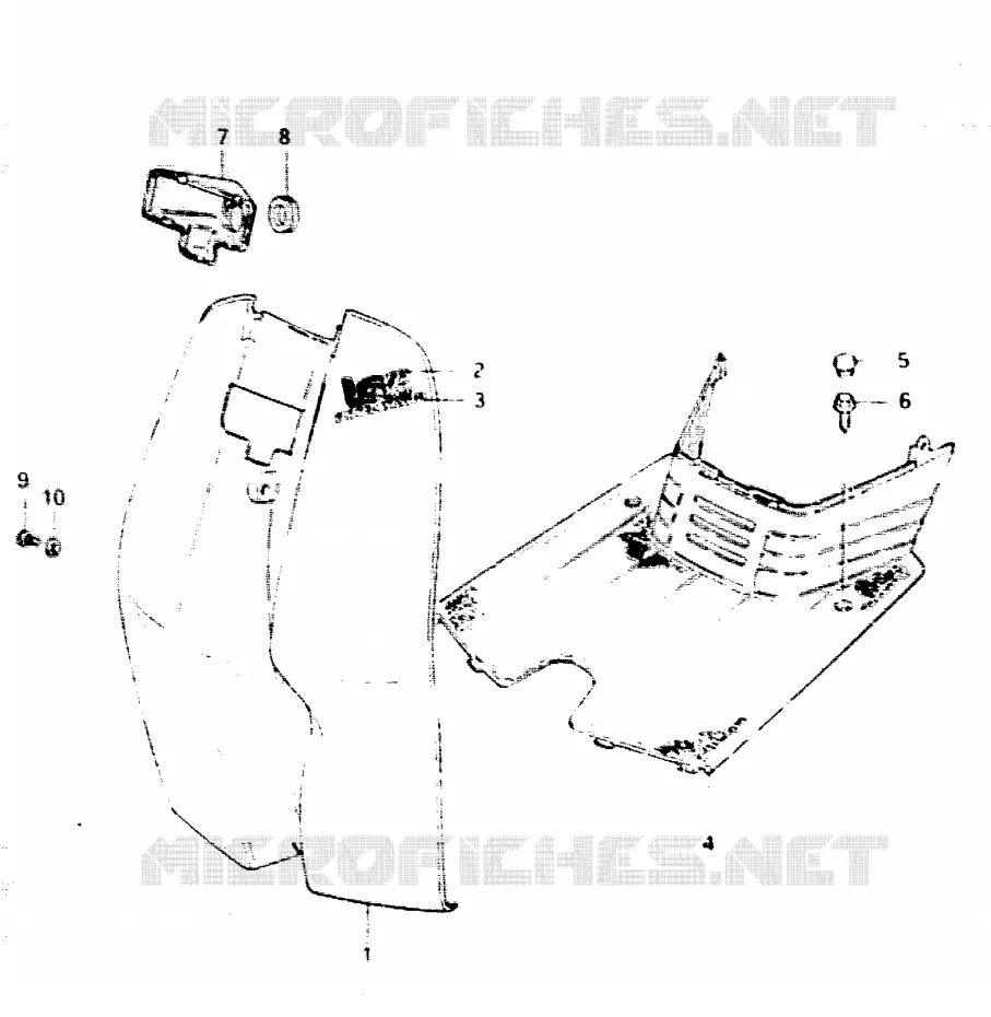 PROTEGE JAMBES Suzuki SCOOTER 50 CL 1983  CL50D(D)