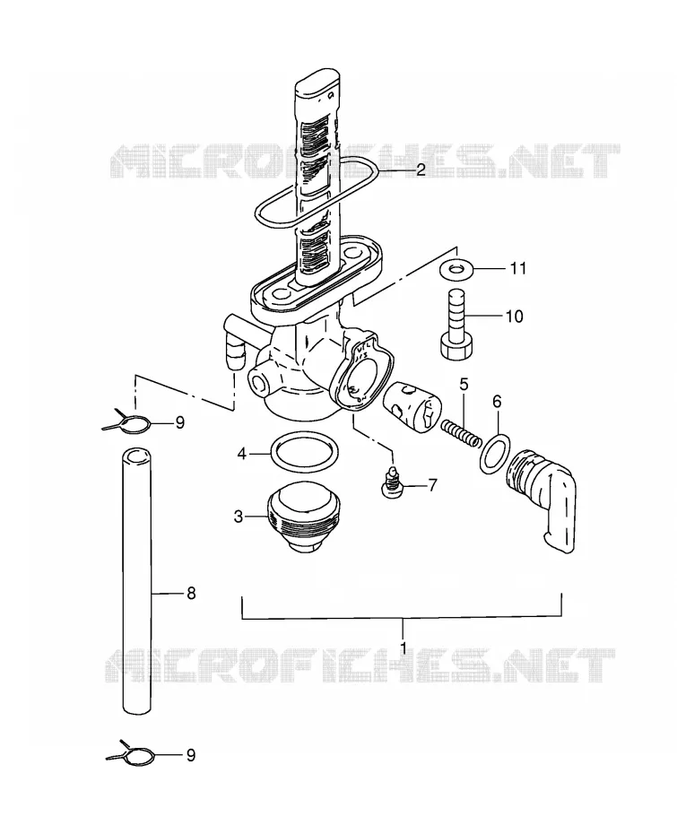 ROBINET D'ESSENCE Suzuki MOTO 115 AP 2000  AX115Y(E71)