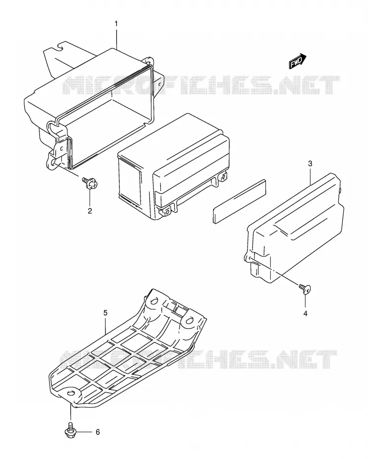 SUPPORT BATTERIE Suzuki SCOOTER 150 BURGMAN 1996  AN150T(E34)