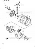 EMBRAYAGE pour Suzuki Autres-modeles 50 1987