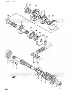 TRANSMISSION pour Suzuki Autres-modeles 50 1987