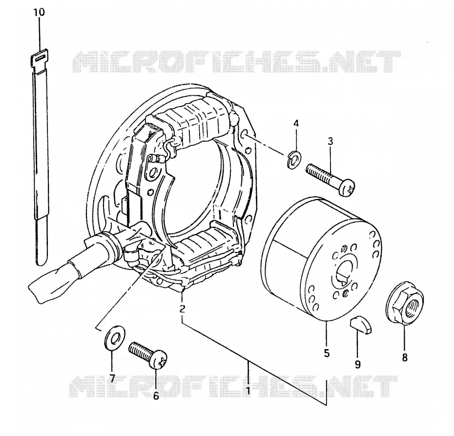 ALLUMAGE ROTOR - STATOR Suzuki MOTO 500 RM 1984  RM500E(D/E)