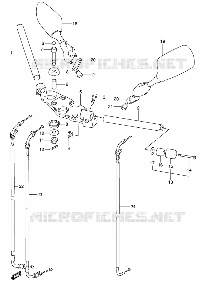 GUIDON Suzuki MOTO 900 RF 1995  RF900RS2(E2)