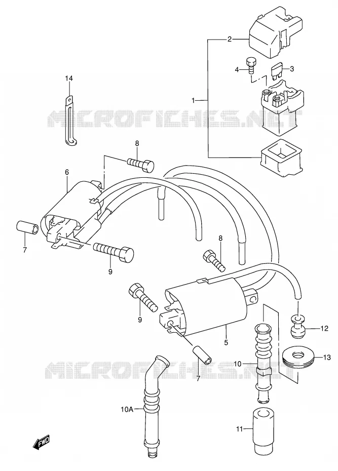 PARTIE ELECTRIQUE Suzuki MOTO 600 RF 1997  RF600RUV(E2)
