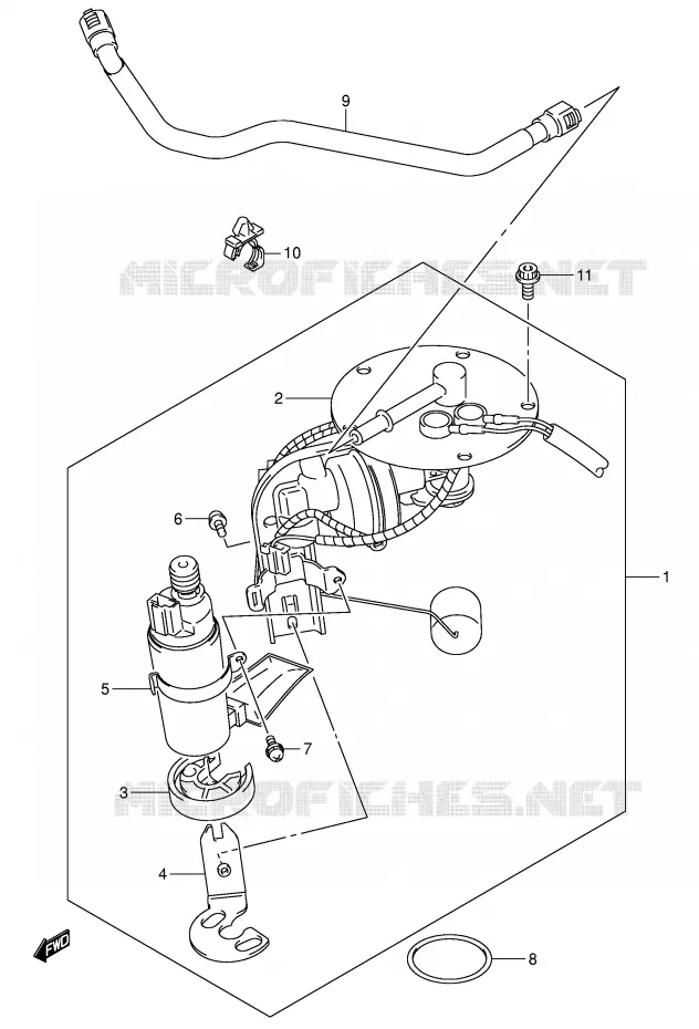 POMPE A ESSENCE Suzuki MOTO 1500 INTRUDER 2009  VL1500K9(E2)