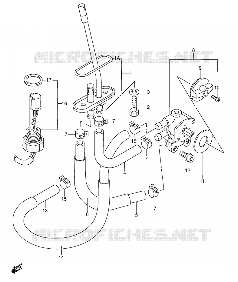 ROBINET D'ESSENCE Suzuki MOTO 600 RF 1995  RF600RS(E2)
