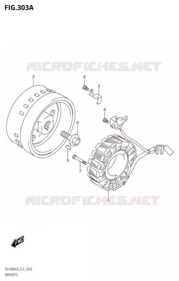 ALLUMAGE ROTOR - STATOR Suzuki MOTO 1000 V-STROM 2018  DL1000XA L8 E21