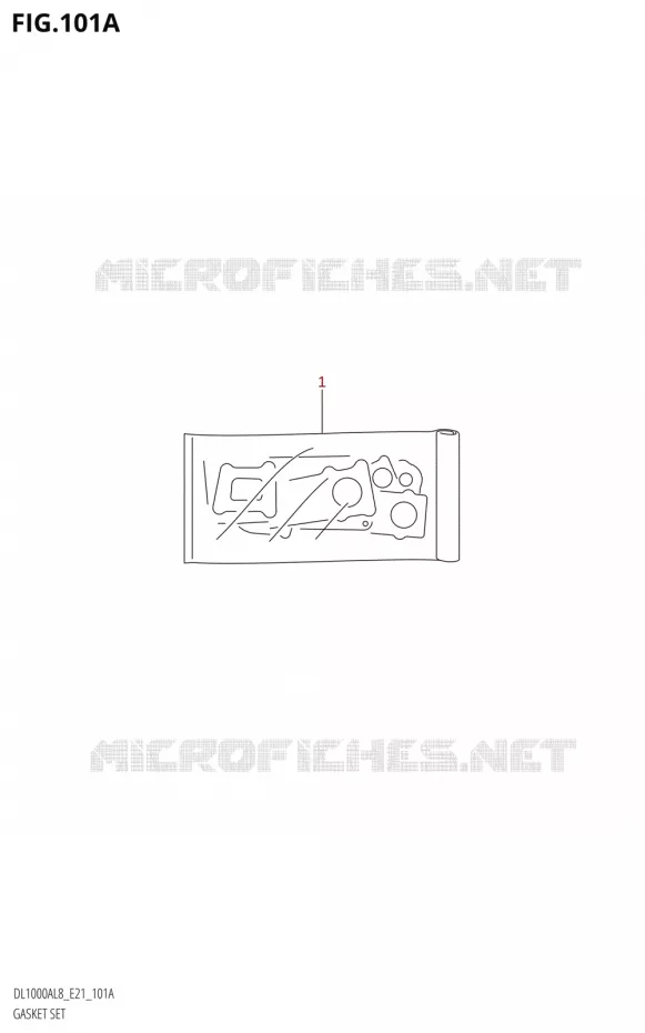 POCHETTE DE JOINTS Suzuki MOTO 1000 V-STROM 2018  DL1000AL8 E21