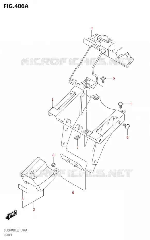 SUPPORT Suzuki MOTO 1000 V-STROM 2018  DL1000AL8 E21