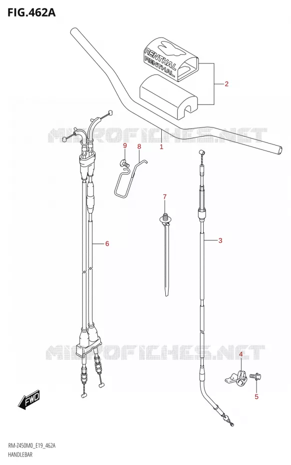 GUIDON Suzuki MOTO 450 RM-Z 2020  RM-Z450 M0 (E19)