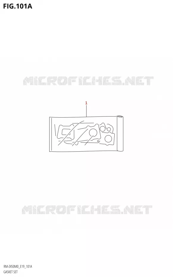 KIT JOINTS Suzuki MOTO 450 RM-Z 2020  RM-Z450 M0 (E19)