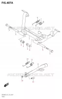 BEQUILLE pour Suzuki BURGMAN 400 2019