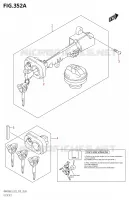 KIT SERRURE pour Suzuki BURGMAN 400 2019