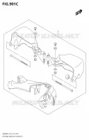 OPTIONSL (KNUCKLE COVER SET) pour Suzuki BURGMAN 400 2019