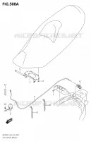 SUPPORT   VERROUILLAGE DE SELLE pour Suzuki BURGMAN 400 2019