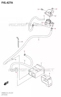 SYSTÈME DE RECYCLAGE VAPEURS CARBURANT pour Suzuki BURGMAN 400 2019