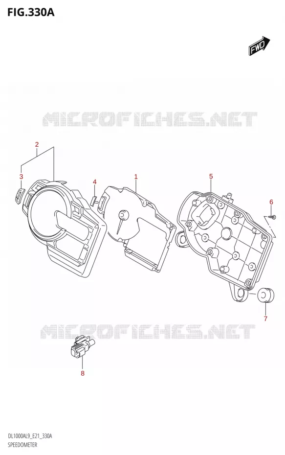 COMPTEUR Suzuki MOTO 1000 V-STROM 2019  DL1000XA L9 (E21)