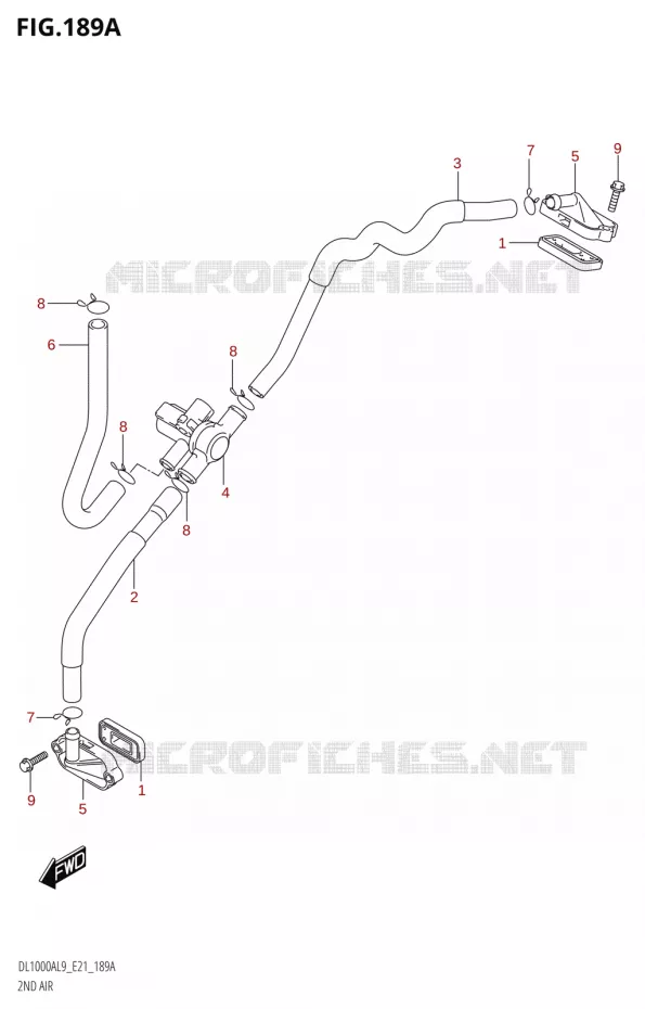 SYSTEME RECYCLAGE GAZ ECHAPPEMENT Suzuki MOTO 1000 V-STROM 2019  DL1000A L9 (E21)