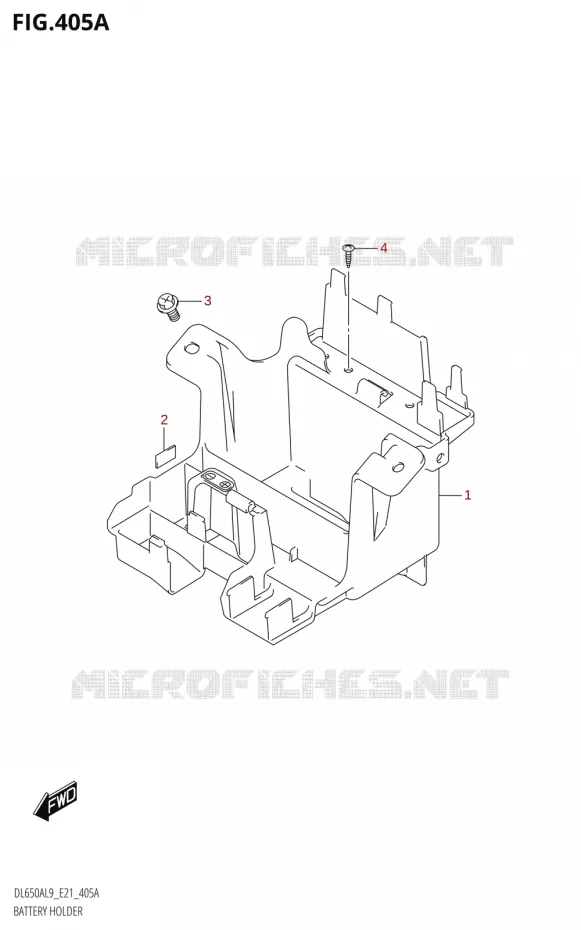 BAC A BATTERIE - OUTILS Suzuki MOTO 650 V-STROM 2019  DL650XA L9 (E21)