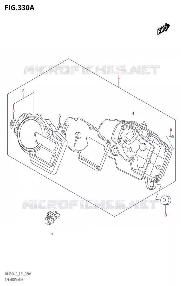 COMPTEUR Suzuki MOTO 650 V-STROM 2019  DL650XA L9 (E21)