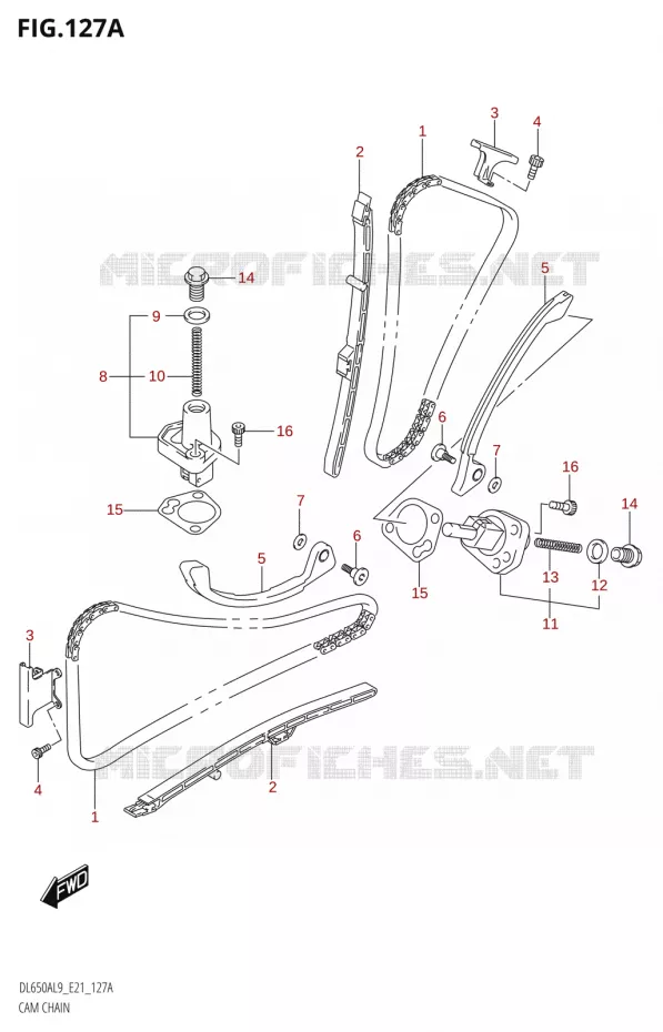 DISTRIBUTION Suzuki MOTO 650 V-STROM 2019  DL650XA L9 (E21)