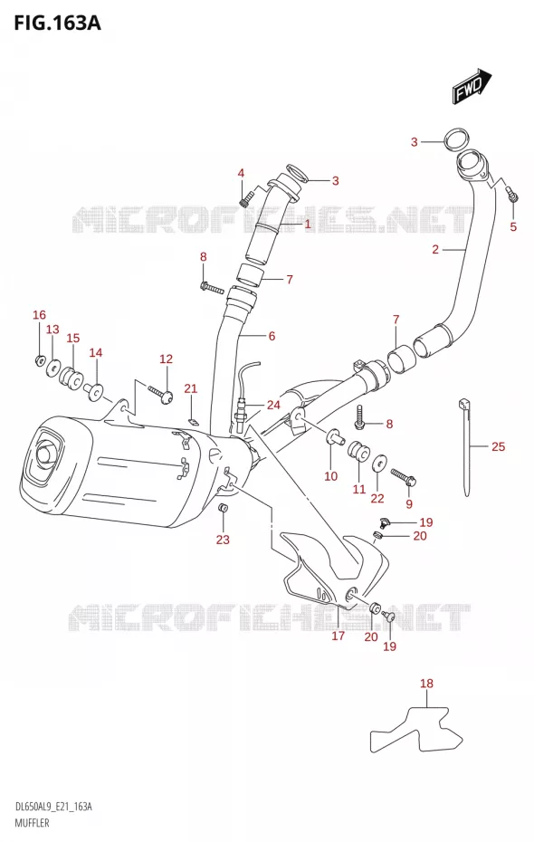 SILENCIEUX Suzuki MOTO 650 V-STROM 2019  DL650XA L9 (E21)